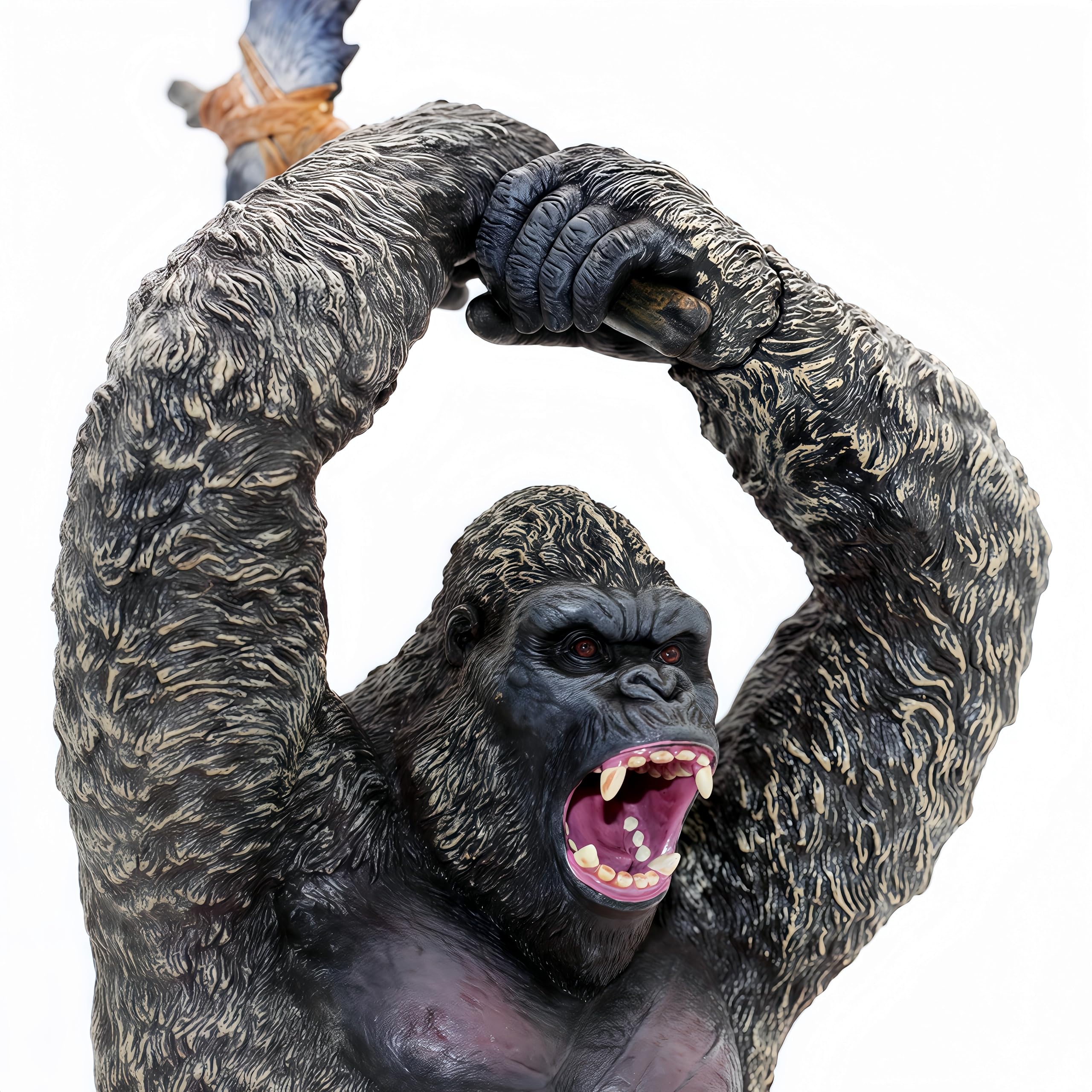 Gemini & Genius King Kong Figurine, Rampage Toys Gorilla with 2